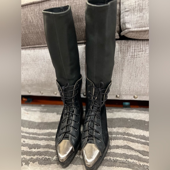 ALEXANDER WANG Mirte Laced Sock Boot🔥37 - Picture 10 of 16